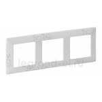 Рамка тройная  Legrand Valena Life, эл грей, Legrand