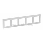 Рамка пятерная  Legrand Valena Life, жемчуг, Legrand