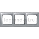 Рамка тройная Legrand Valena алюминий модерн, Legrand