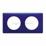 Рамка двухместная Legrand Celiane, чернильная ночь, Legrand